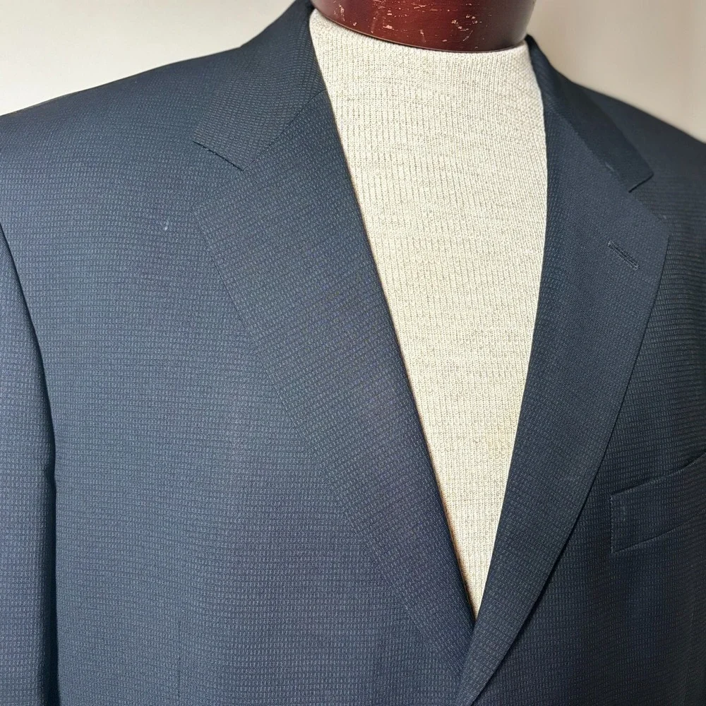 Hugo Boss VTG Suit 42L Einstein Sigma Pure‎ Wool Blazer Jacket 36x37 Dress Pants